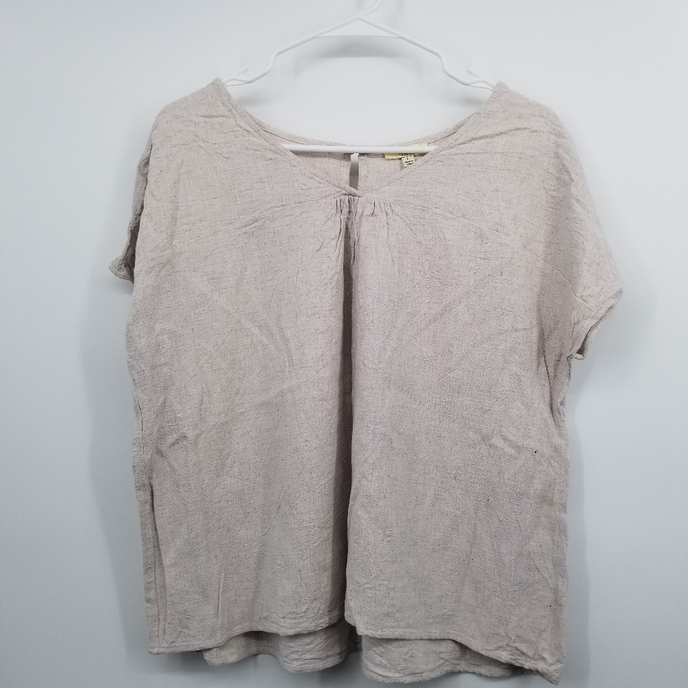 Kori America | Linen Blend Blouse - L